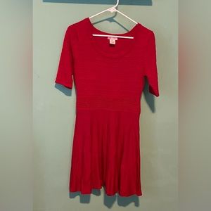NWOT Candie’s Knit Stretch Short Sleeve Sweater Dress